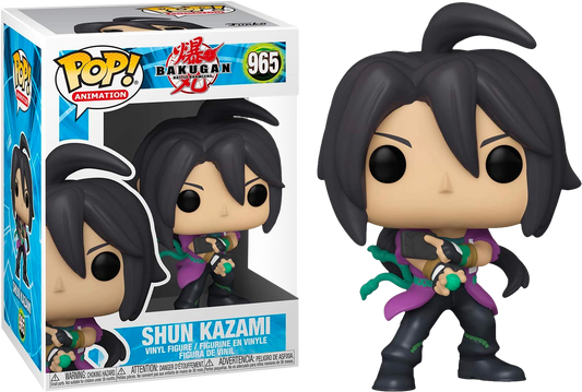 FUNKO POP! Vinyl Animation RARE Bakugan Battle Brawlers #965 Shun Kazami [VAULTED]