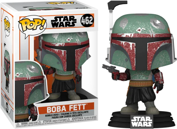 FUNKO POP! Vinyl Star Wars RARE #462 Boba Fett (The Mandalorian) [VAULTED]