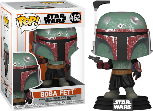 FUNKO POP! Vinyl Star Wars RARE #462 Boba Fett (The Mandalorian) [VAULTED]