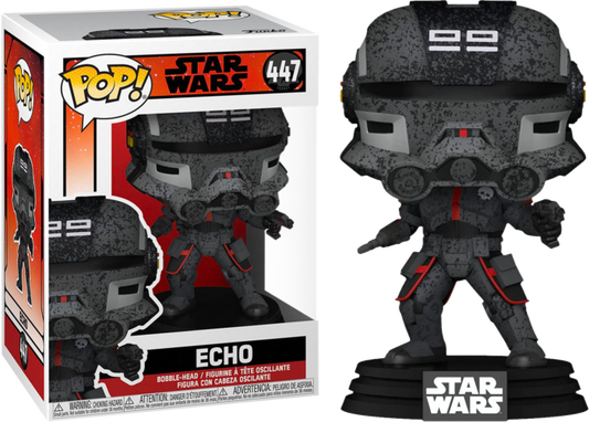 FUNKO POP! Bobble-Head Star Wars RARE #447 Echo (Bad Batch)[VAULTED]