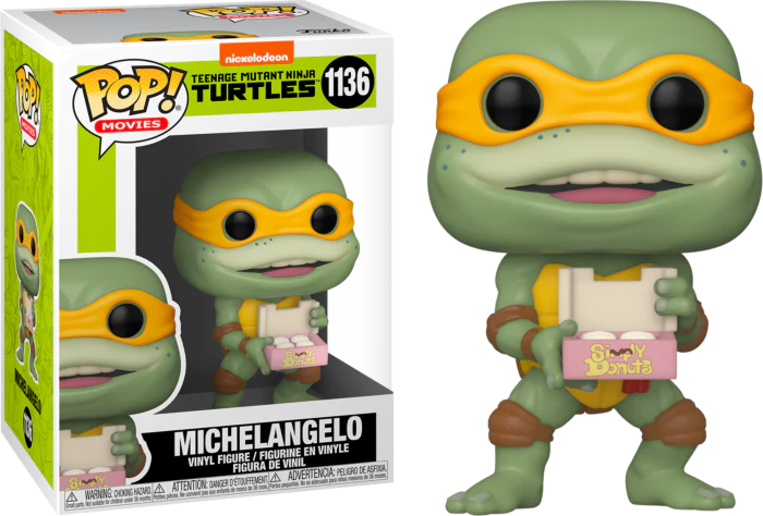 FUNKO POP! Vinyl Movies RARE TMNT #1136 Michelangelo [VAULTED]