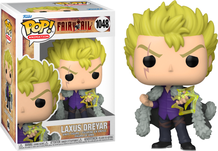 FUNKO POP! Vinyl Animation RARE Fairy Tail #1048 Laxus Dreyar [VAULTED]