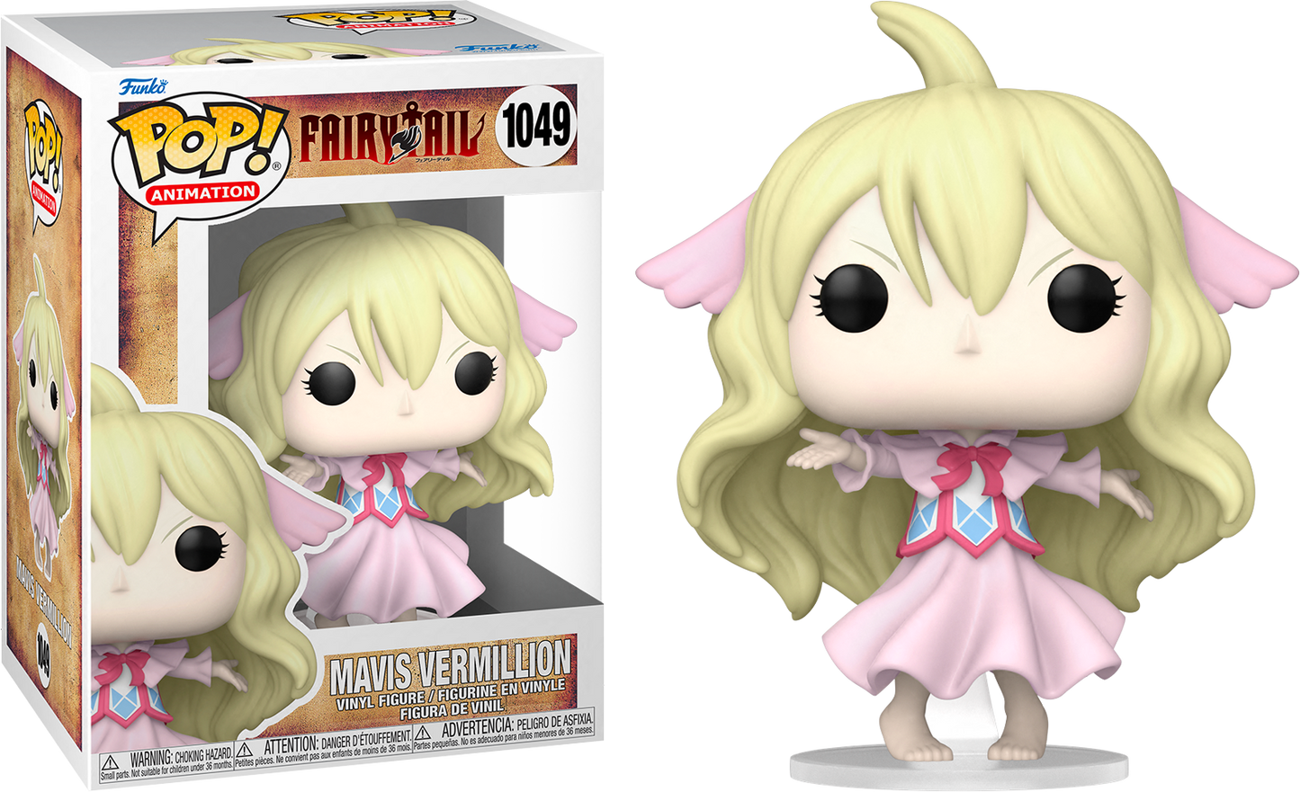 FUNKO POP! Vinyl Animation RARE Fairy Tail #1049 Mavis Vermillion [VAULTED]