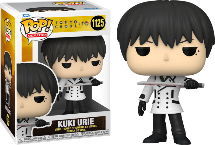 FUNKO POP! Vinyl Animation RARE Tokyo Ghoul #1125 Kuki Urie [VAULTED]