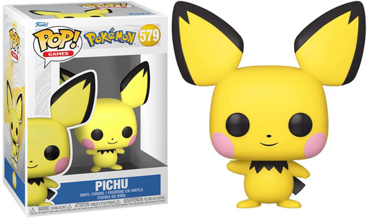 FUNKO POP! Vinyl Games RARE Pokemon #579 Pichu [VAULTED]