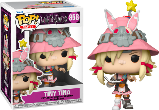 FUNKO POP! Vinyl Games RARE Tiny Tina's Wonderlands #858 Tiny Tina (Tiny Tina's Wonderlands) [VAULTED]