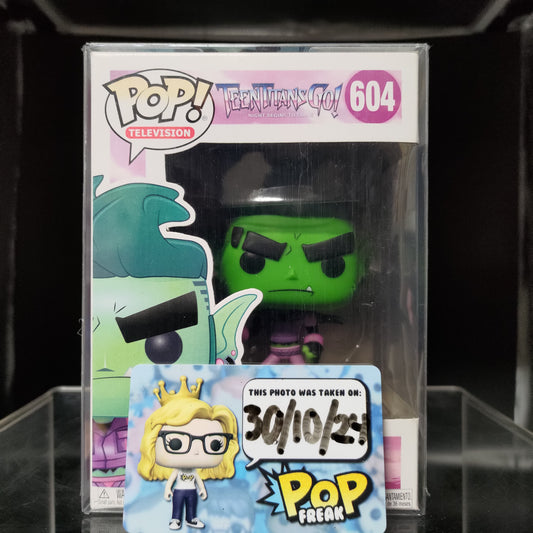 FUNKO POP! Vinyl Television RARE Teen Titans Go! #604 Beast Boy (The Night Begins To Shine) [VAULTED]