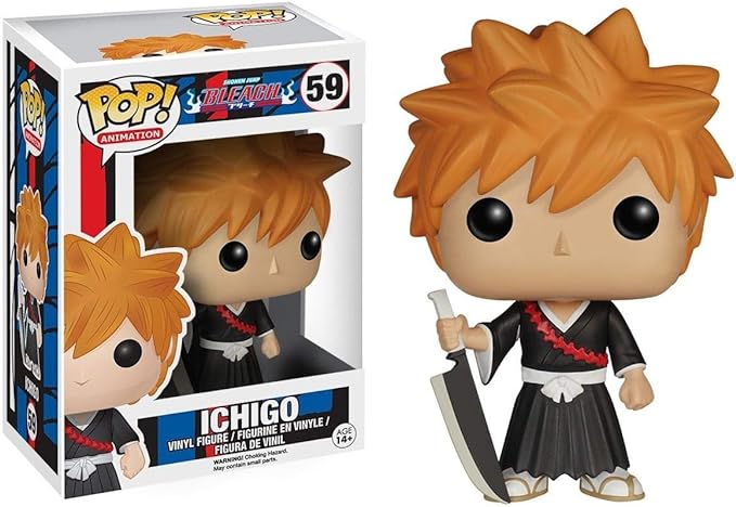 FUNKO POP! Vinyl Animation RARE Bleach #59 Ichigo [VAULTED]