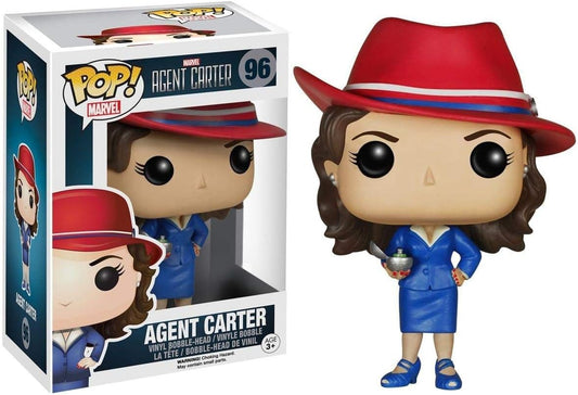 FUNKO POP! Vinyl Marvel RARE Agent Carter #96 Agent Carter (Silver Bomb - Regular) [VAULTED]