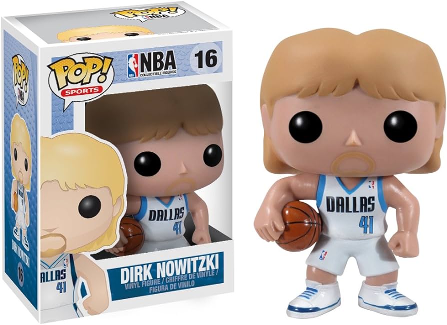 FUNKO POP! Vinyl Sports RARE NBA #16 Dirk Nowitzki [VAULTED]