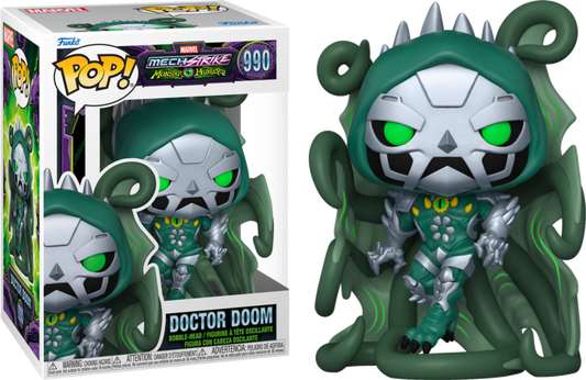 FUNKO POP! Vinyl Marvel RARE Mech Strike Monster Hunters #990 Doctor Doom (Mech Strike: Monster Hunters) [VAULTED]