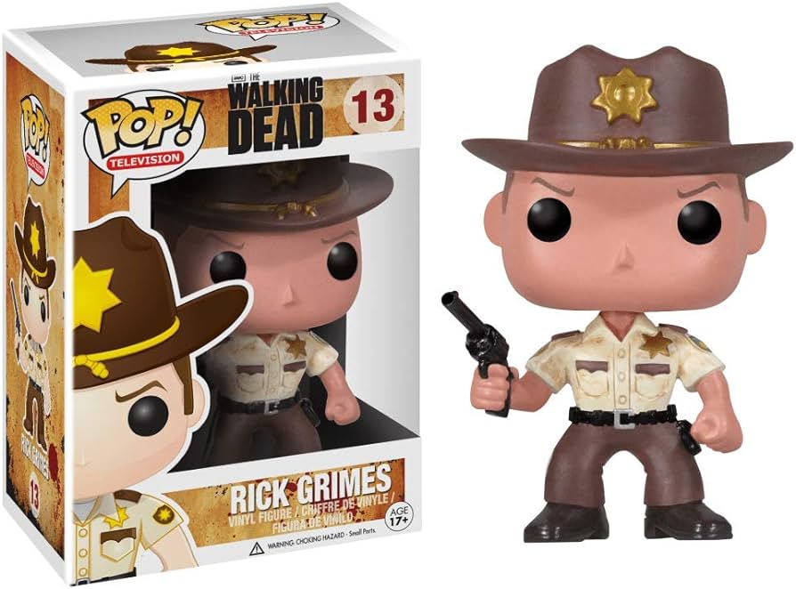 FUNKO POP! Vinyl Television RARE The Walking Dead #13 Rick Grimes [VAULTED]