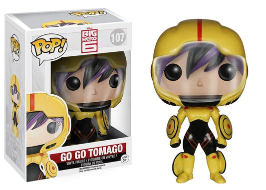 FUNKO POP! Vinyl Disney RARE Big Hero 6 #107 Go Go Tomago [VAULTED]