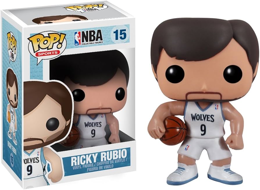 FUNKO POP! Vinyl Sports RARE NBA #15 Ricky Rubio [VAULTED]