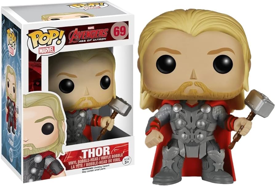 FUNKO POP! Vinyl Bobble-Head Marvel RARE Avengers Age Of Ultron #69 Thor (Age of Ultron) [VAULTED]