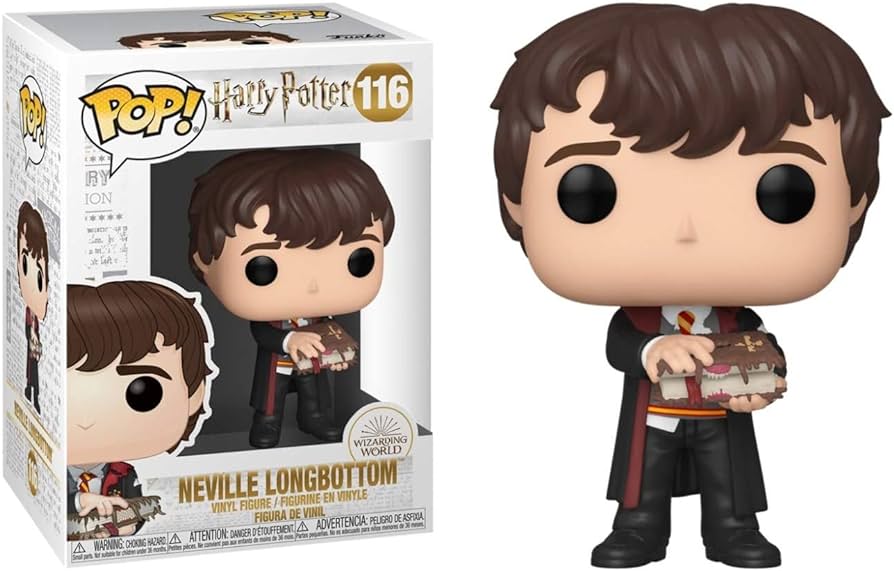 FUNKO POP! Vinyl Harry Potter RARE #116 Neville Longbottom (w/ Monster Book) [VAULTED]