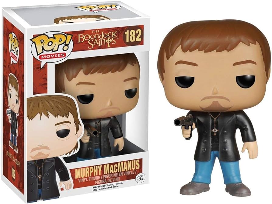 FUNKO POP! Vinyl Movies RARE The Boondock Saints #182 Murphy MacManus [VAULTED]