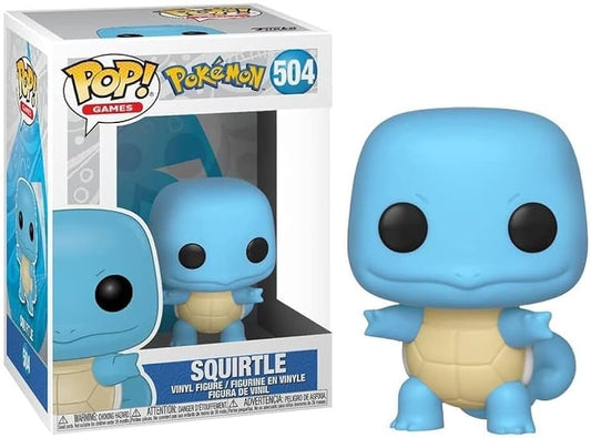 FUNKO POP! Vinyl Games RARE Pokemon #504 Squirtle [VAULTED]