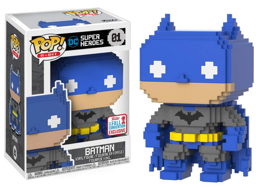 FUNKO POP! Vinyl 8-Bit RARE DC Super Heroes #01 Batman (Pop! 8-Bit) [Fall Convention] [VAULTED]