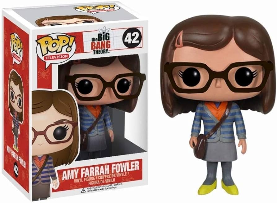 FUNKO POP! Vinyl Television RARE The Big Bang Theory #42 Amy Farrah Fowler [VAULTED]