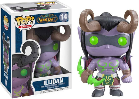 FUNKO POP! Vinyl Games RARE World of Warcraft #14 Illidan [VAULTED]