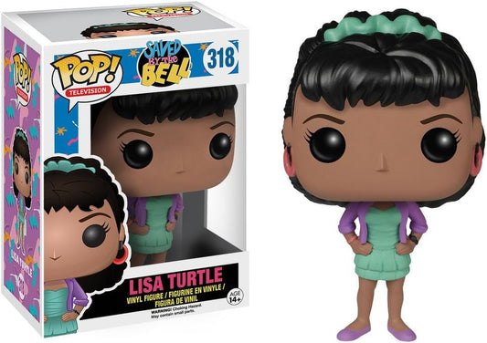 FUNKO POP! Vinyl Television RARE Saved By The Bell #318 Lisa Turtle [VAULTED]