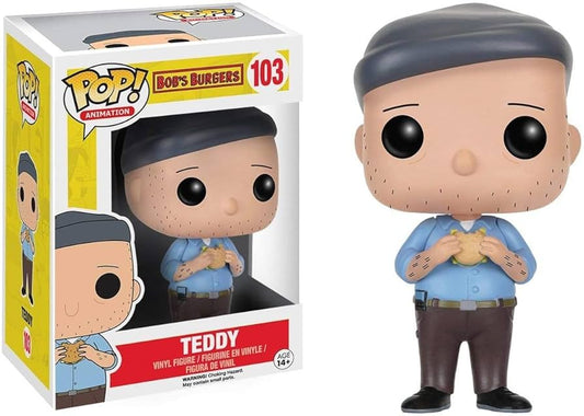 FUNKO POP! Vinyl Animation RARE Bob's Burgers #103 Teddy [VAULTED]