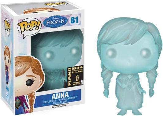 FUNKO POP! Vinyl Disney RARE Frozen #81 Anna (Frozen) [Summer Convention (Stickerless)] [VAULTED]