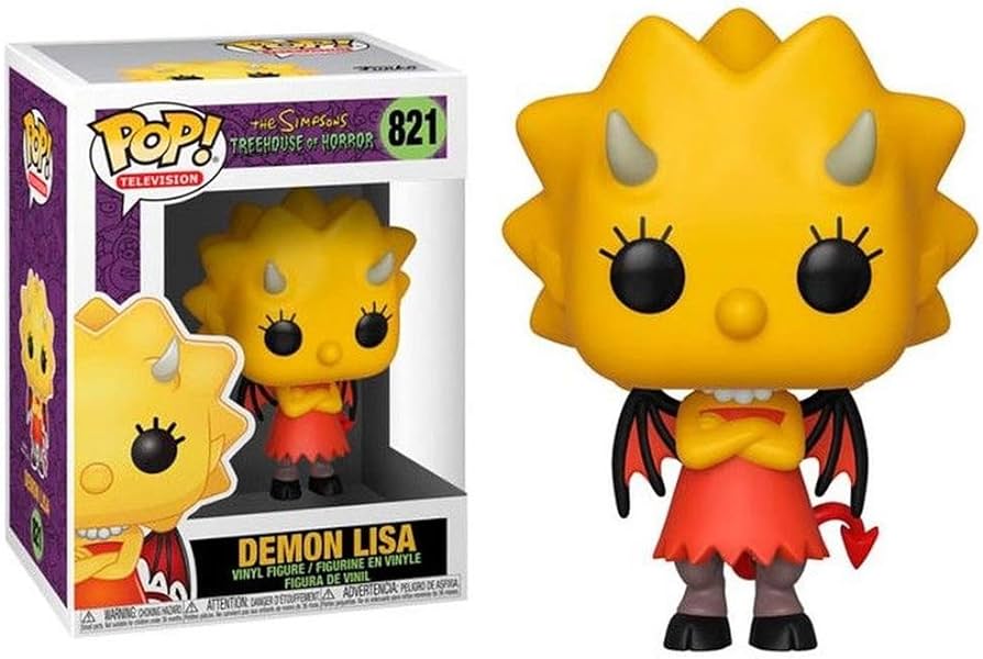 FUNKO POP! Vinyl Television RARE The Simpsons Treehouse of Horror #821 Demon Lisa [VAULTED]