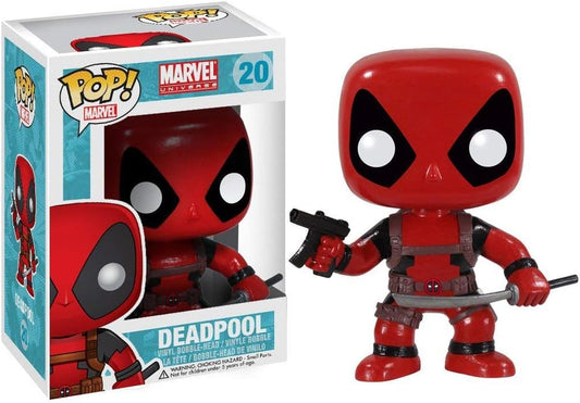 FUNKO POP! Vinyl Marvel RARE Marvel Universe #20 Deadpool (Red) [VAULTED]