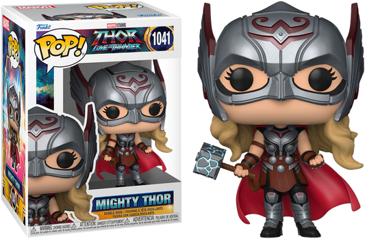 FUNKO POP! Bobble-Head Marvel RARE Thor Love And Thunder #1041 Mighty Thor [VAULTED]