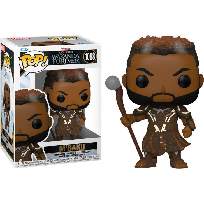 FUNKO POP! Vinyl Marvel RARE Black Panther Wakanda Forever #1098 M'Baku [VAULTED]