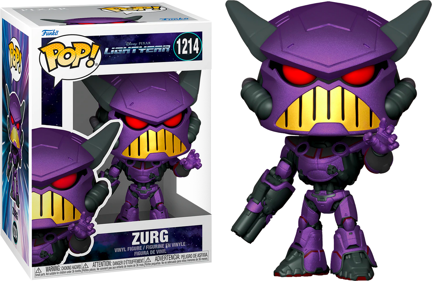 FUNKO POP! Vinyl Disney RARE Lightyear #1214 Zurg (Lightyear) [VAULTED]