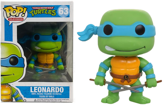 FUNKO POP! Vinyl Television RARE TMNT #63 Leonardo [VAULTED]