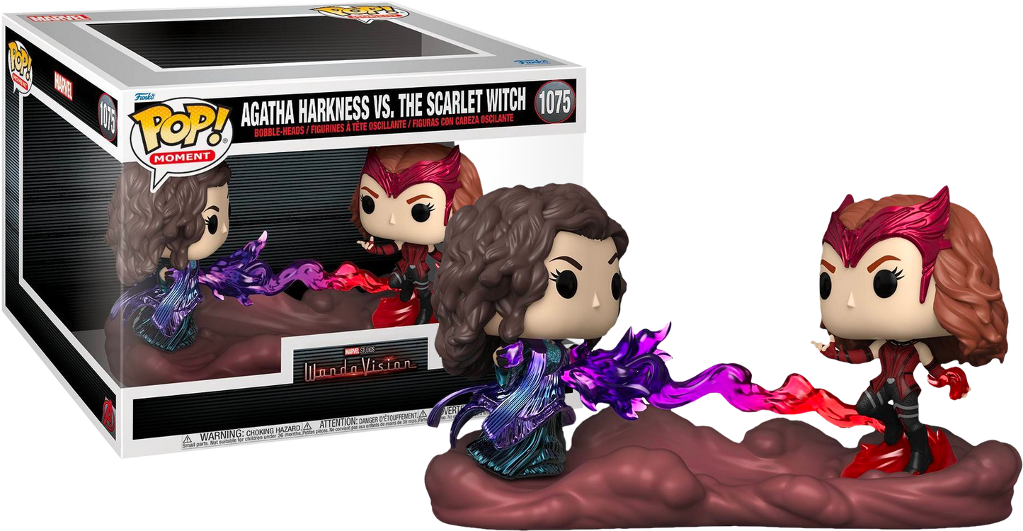 FUNKO POP! Vinyl Moment RARE WandaVision #1075 Agatha Harkness vs. The Scarlet Witch [Funko Special Edition][VAULTED]