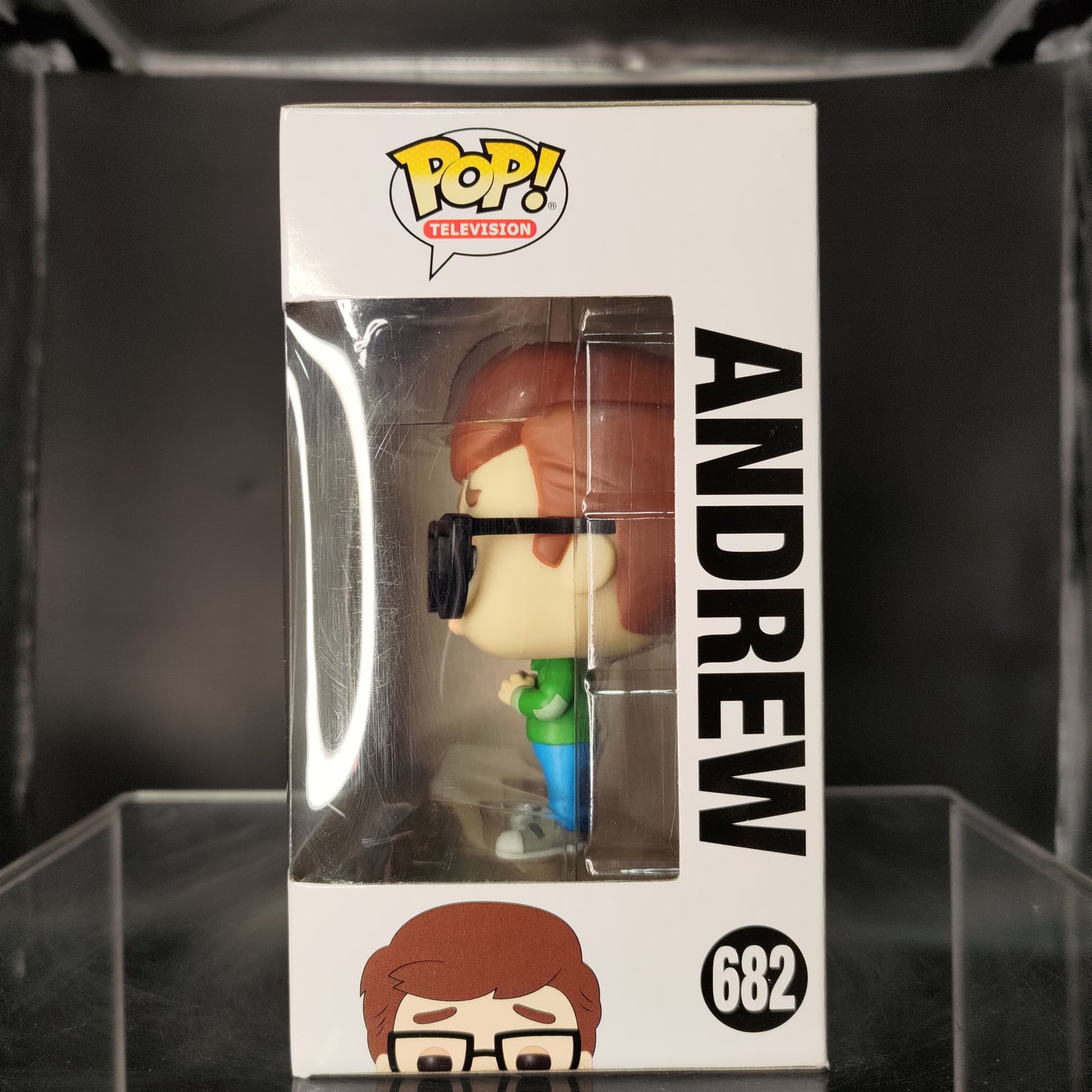 FUNKO POP! Vinyl Television RARE Big Mouth #682 Andrew (Big Mouth) [VAULTED]