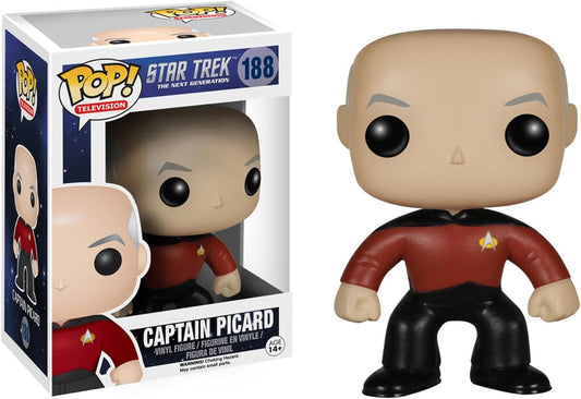 FUNKO POP! Vinyl Television RARE Star Trek The Next Generation #188 Captain Picard [VAULTED]