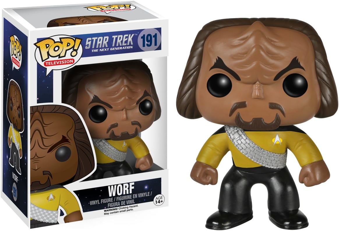 FUNKO POP! Vinyl Television RARE Star Trek The Next Generation #191 Worf [VAULTED]