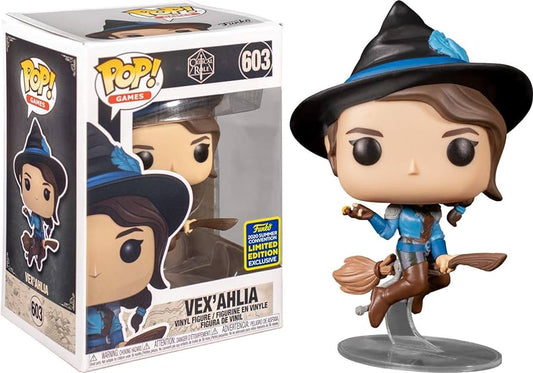 FUNKO POP! Vinyl Games RARE Critical Role #603 Vex'ahlia (on Broom) [Summer Convention] [VAULTED]