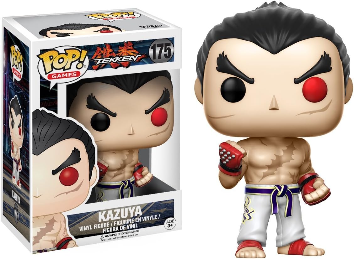 FUNKO POP! Vinyl Games RARE Tekken #175 Kazuya [VAULTED]