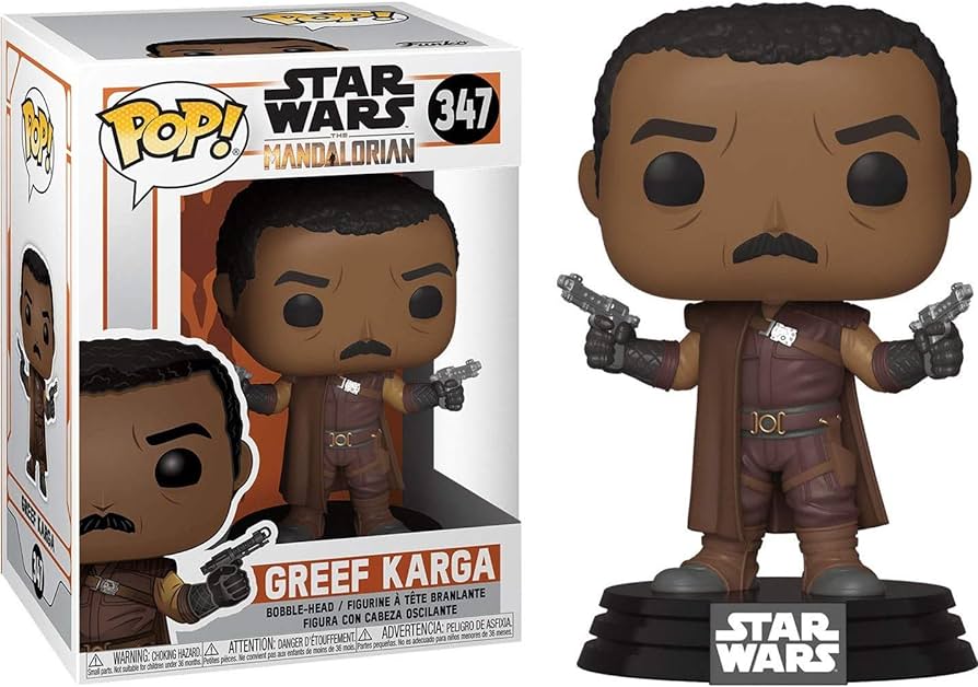 FUNKO POP! Bobble-Head Star Wars RARE The Mandalorian #347 Greef Karga [VAULTED]