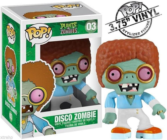 FUNKO POP! Vinyl RARE Plants vs Zombies #03 Disco Zombie [VAULTED]