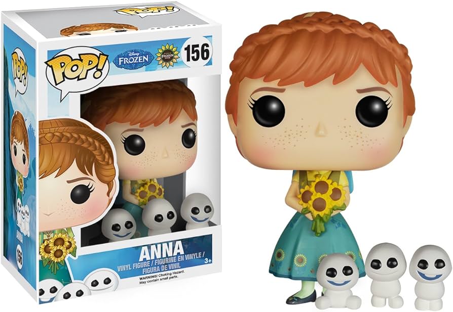 FUNKO POP! Vinyl Disney RARE Frozen #156 Anna (Frozen Fever) [VAULTED]