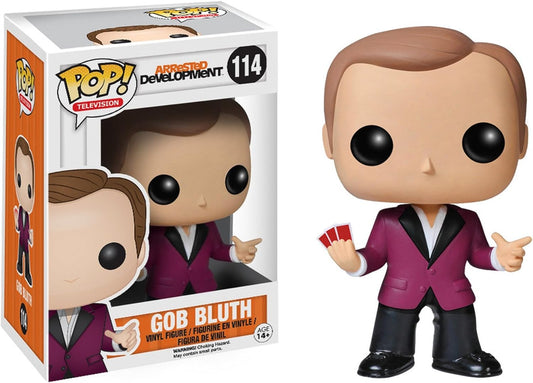 FUNKO POP! Vinyl Television RARE Arrested Development #114 Gob Bluth [VAULTED]