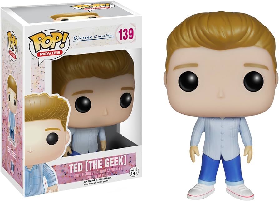 FUNKO POP! Vinyl Movies RARE Sixteen Candles #139 Ted (The Geek) [VAULTED]