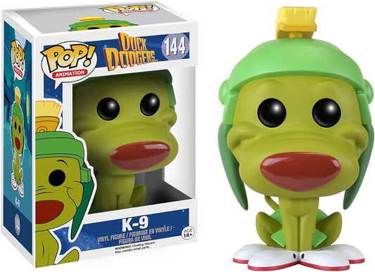 FUNKO POP! Vinyl Animation RARE Duck Dodgers #144 K-9 [VAULTED]