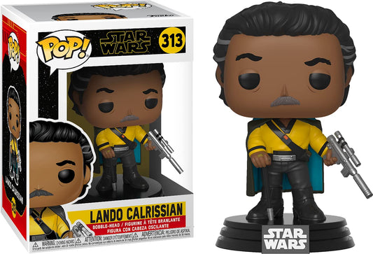 FUNKO POP! Bobble-Head Star Wars RARE #313 Lando Calrissian (Rise of Skywalker) [VAULTED]