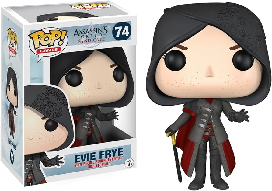 FUNKO POP! Vinyl Games RARE Assassin's Creed Syndicate #74 Evie Frye [VAULTED]