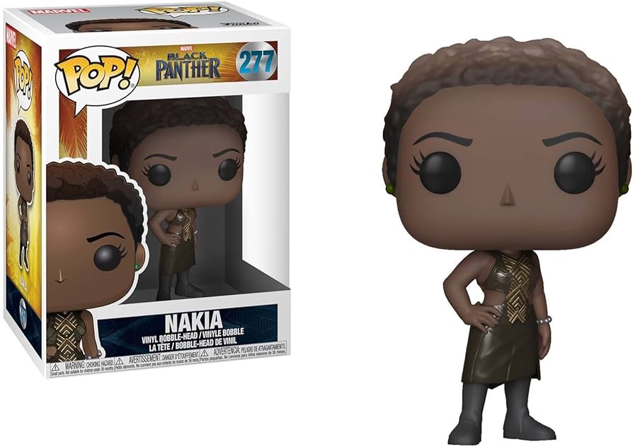 FUNKO POP! Vinyl Bobble-Head Marvel RARE Black Panther #277 Nakia [VAULTED]