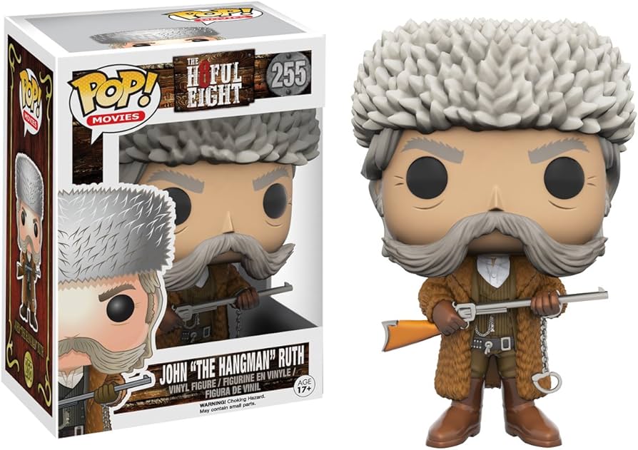 FUNKO POP! Vinyl Movies RARE The Hateful Eight #255 John "The Hangman" Ruth [VAULTED]